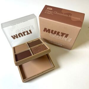 I’m Meme Multi Cube 2-in-1 Pallet 4 Shadows 1 Blush Deep Chocolate Mousse NIB